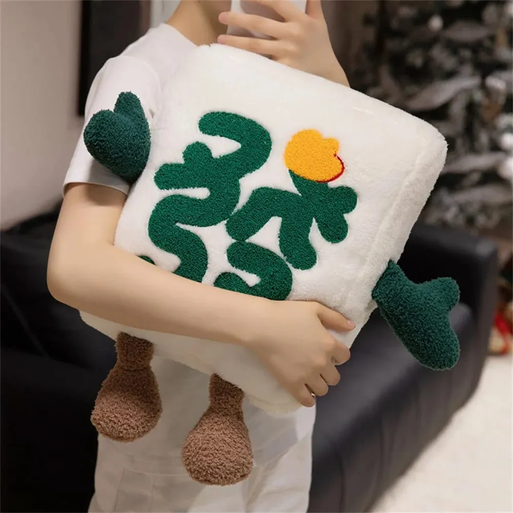Funny China Mahjong Series Plush Toys Cozy Cotton Cartoon Throw Pillow Back Cushion Children Game Props Creative Home Decor