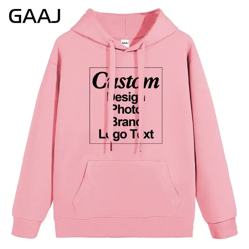 High Quality Custom Hoodie Cotton Sweatshirt Print Embroidery Brand Logo Text Photo Design Men Women Famliy Team Clothing 300g