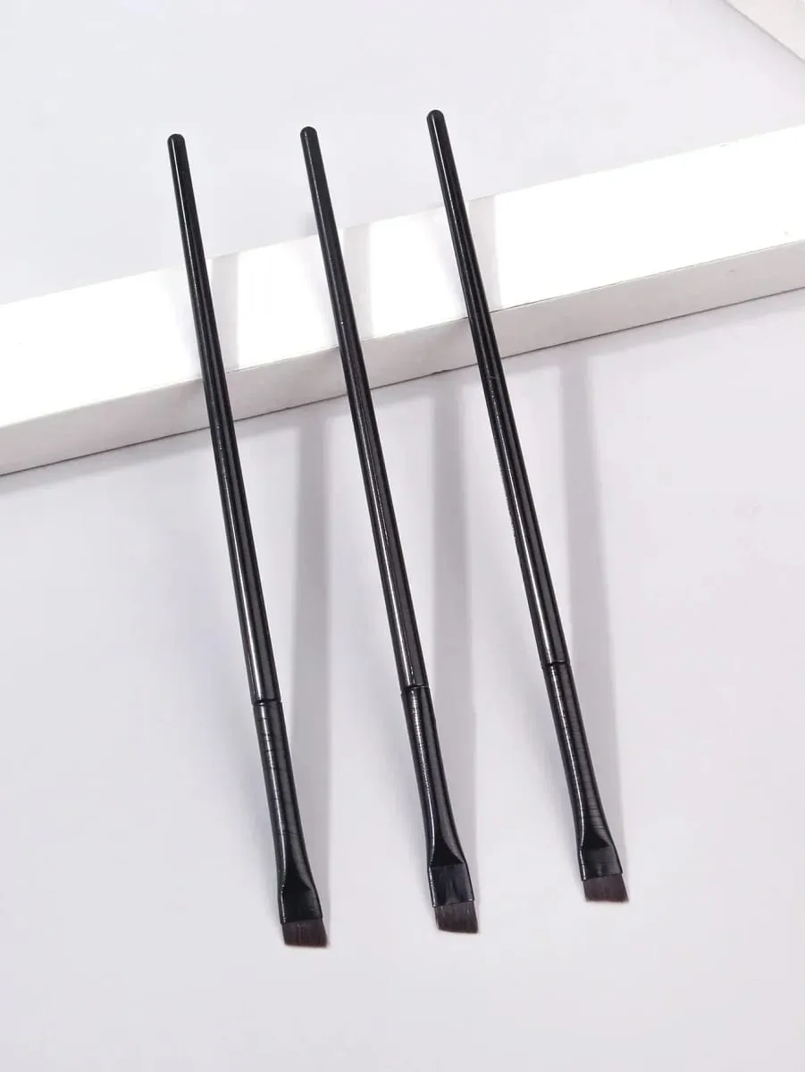 Flat Eyeliner Make up Brush Super Thin Angled Eyeliner Eyebrow Makeup Brushes Professional Exquisite Fine Eyebrow Makeup Tools