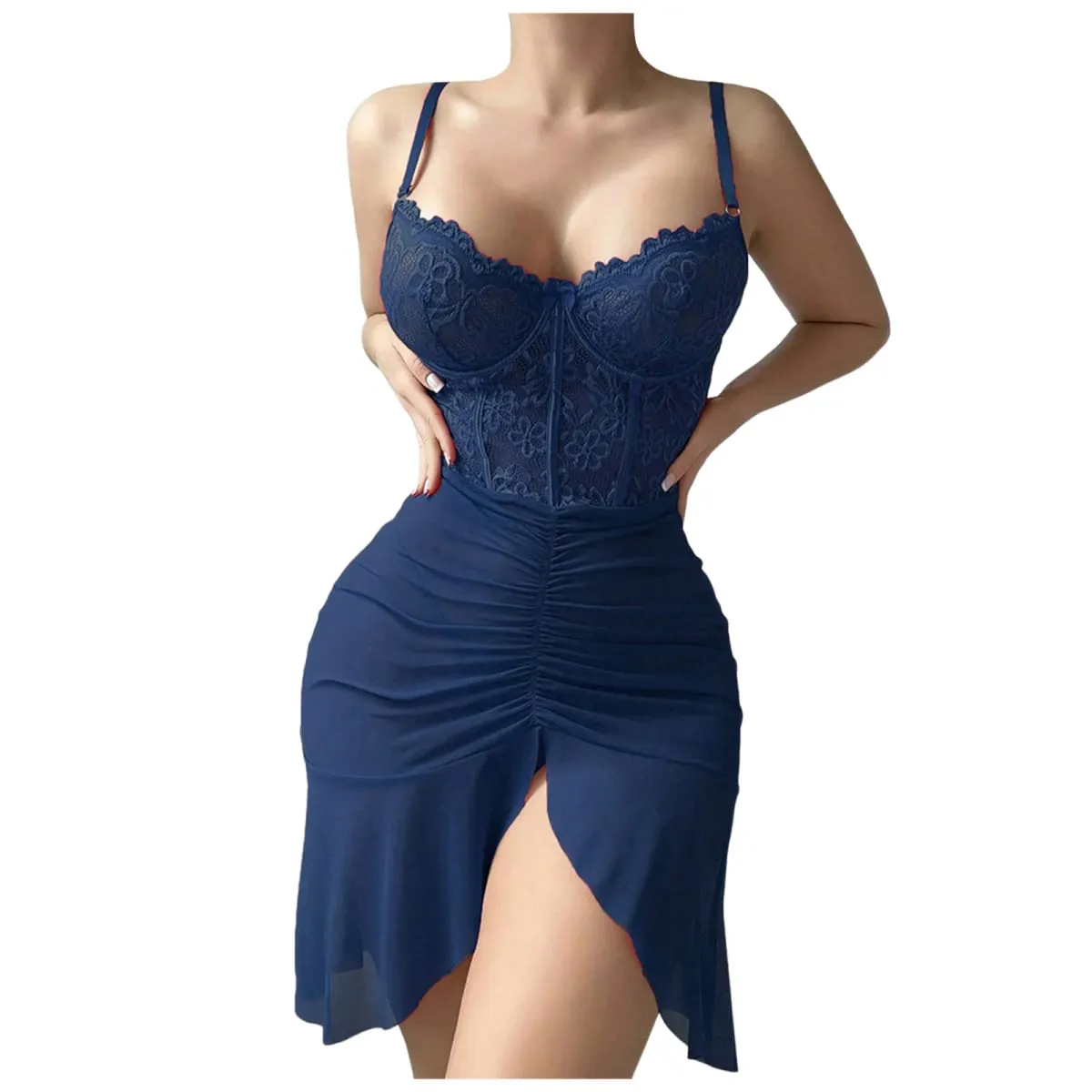 Womens Underwear Exotic Emotional Bra Set Lace Lingerie Strappy Mesh Sheer Nightgowns For Fishnet Stockings for Women Lingerie