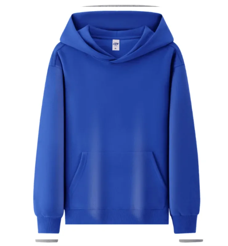 Fashionable Loose Cotton Hooded Sweatshirt for Men and Women, Customized Printed Logo, Embroidered Logo, Spring and Autumn Cloth