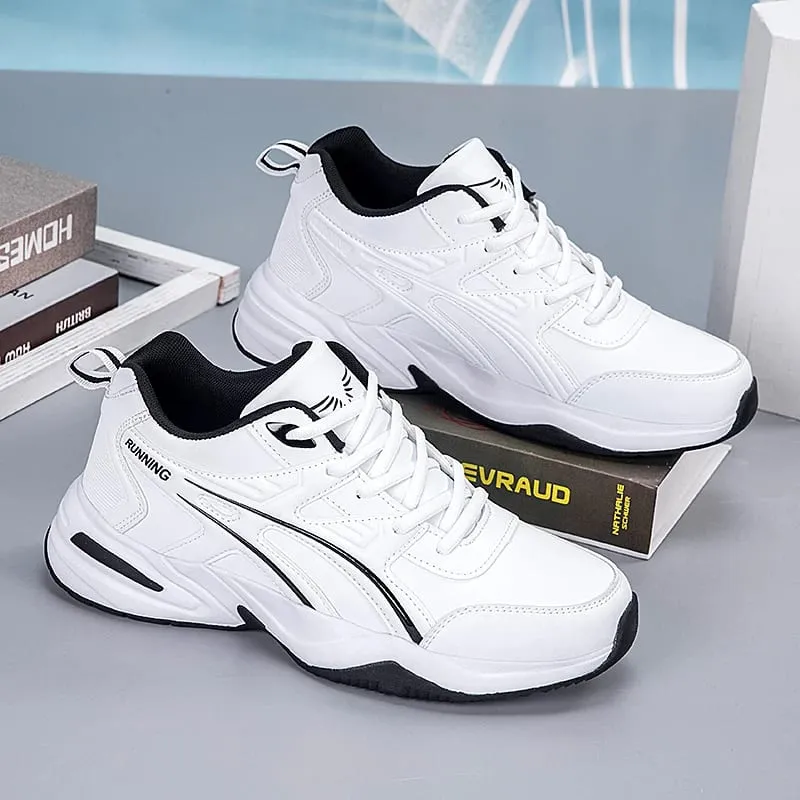 Men's classic retro casual sports shoes Four seasons soft-sole waterproof outdoor youth running shoes breathable light sneakers