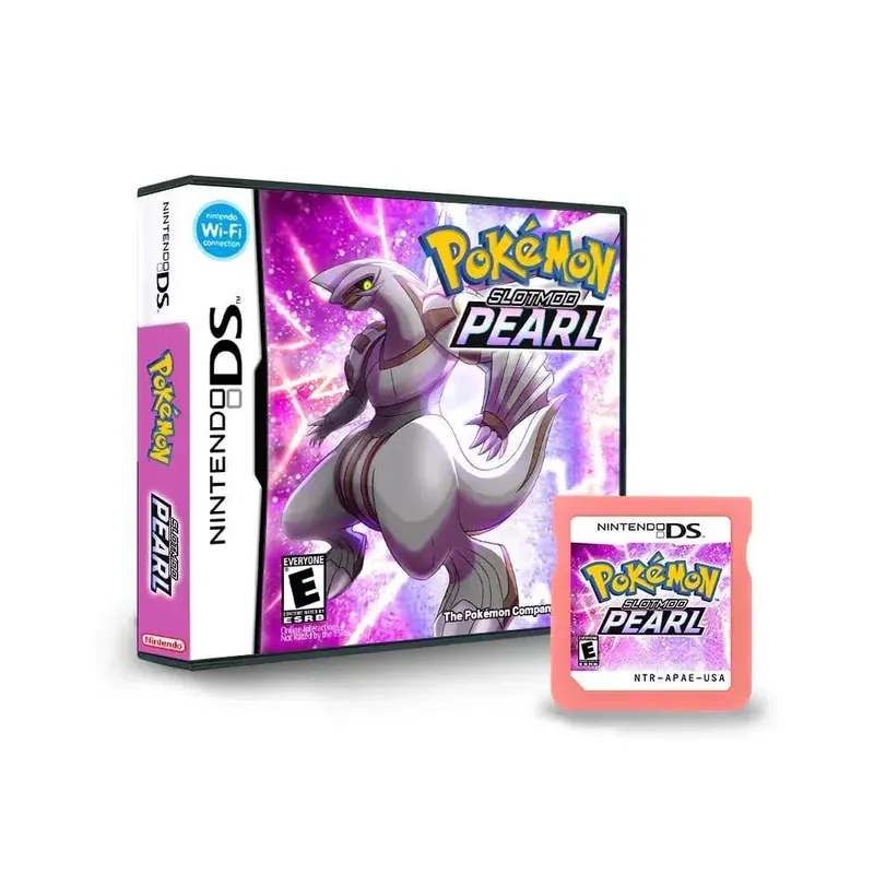 Anime Pokemon Series NDS Game Cartridge Video Game Console Moemon Silver Yellow KAIZO MoonBlack2 Hobby Collection Gifts Toys