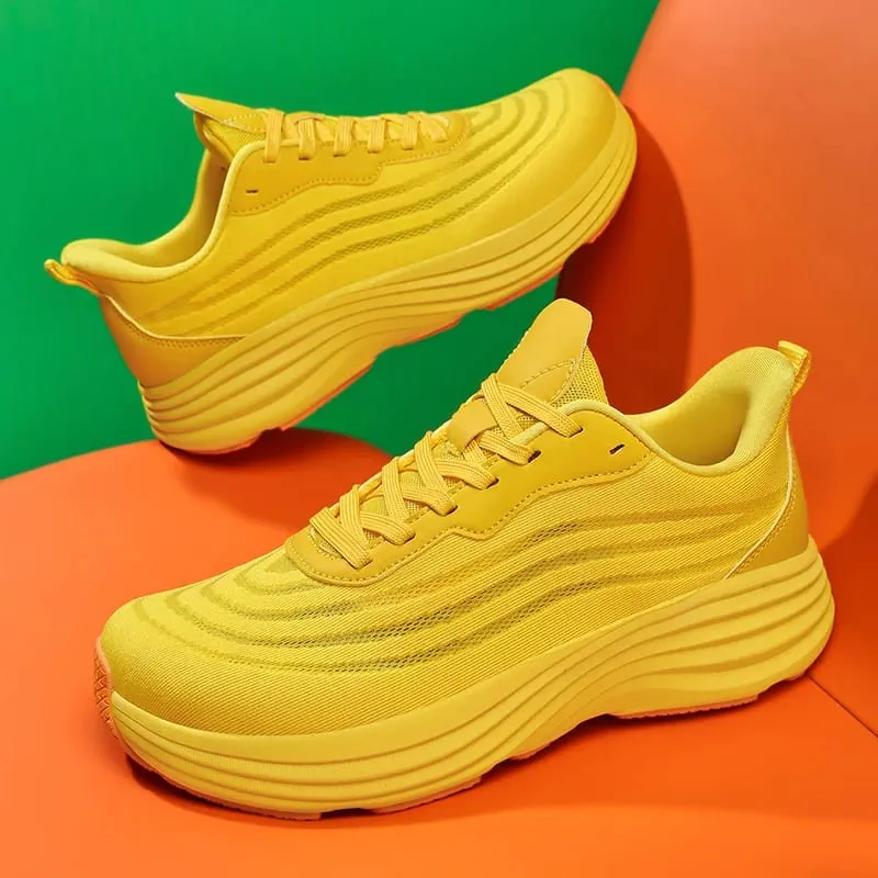 Men's Wide Toe Running Shoes Lightweight Soft Cushioning Sneakers for Daily Wear Breathable Knit Casual Sport Tennis Shoes
