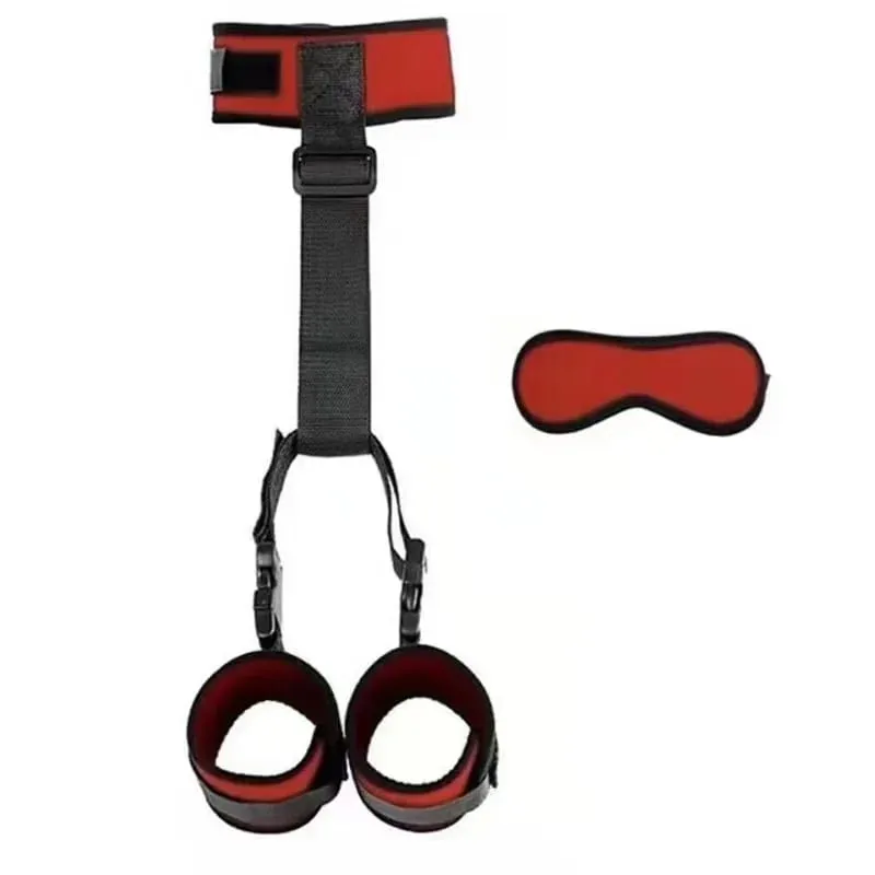 No Vibrator Bdsm Bondage Set Restraint Adult Game Handcuff Neck Collar Wrist Mouth Gag Strap Fetish Sex Toys For Woman Couples