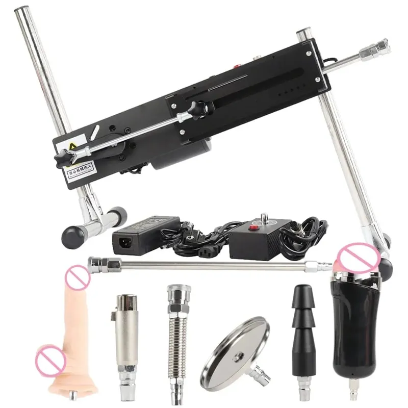 70W/120W/200W Power Sex Machine Silent Adults Masturbation Vac-u Lock Sex Machine With Dildo for Women Sex Toys