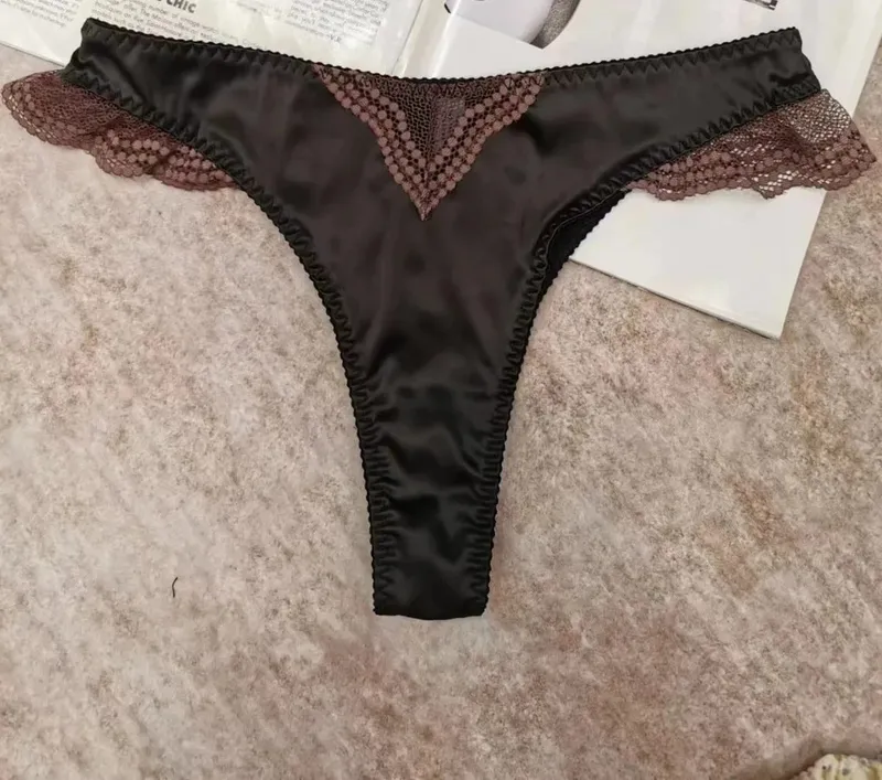 New Trendy Female Satin Lace Soft Underwire Bra Set Unpadded Ultra Thin Slimming Anti-sagging Comfort Daily Wear Underwear Set