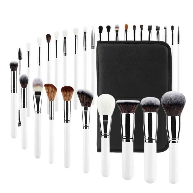 30pcs Professional Makeup Brushes Set Cosmetic Beauty Tools Foundation Eyeshadow Concealer Blend Brushes Fluffy Bristle Powder