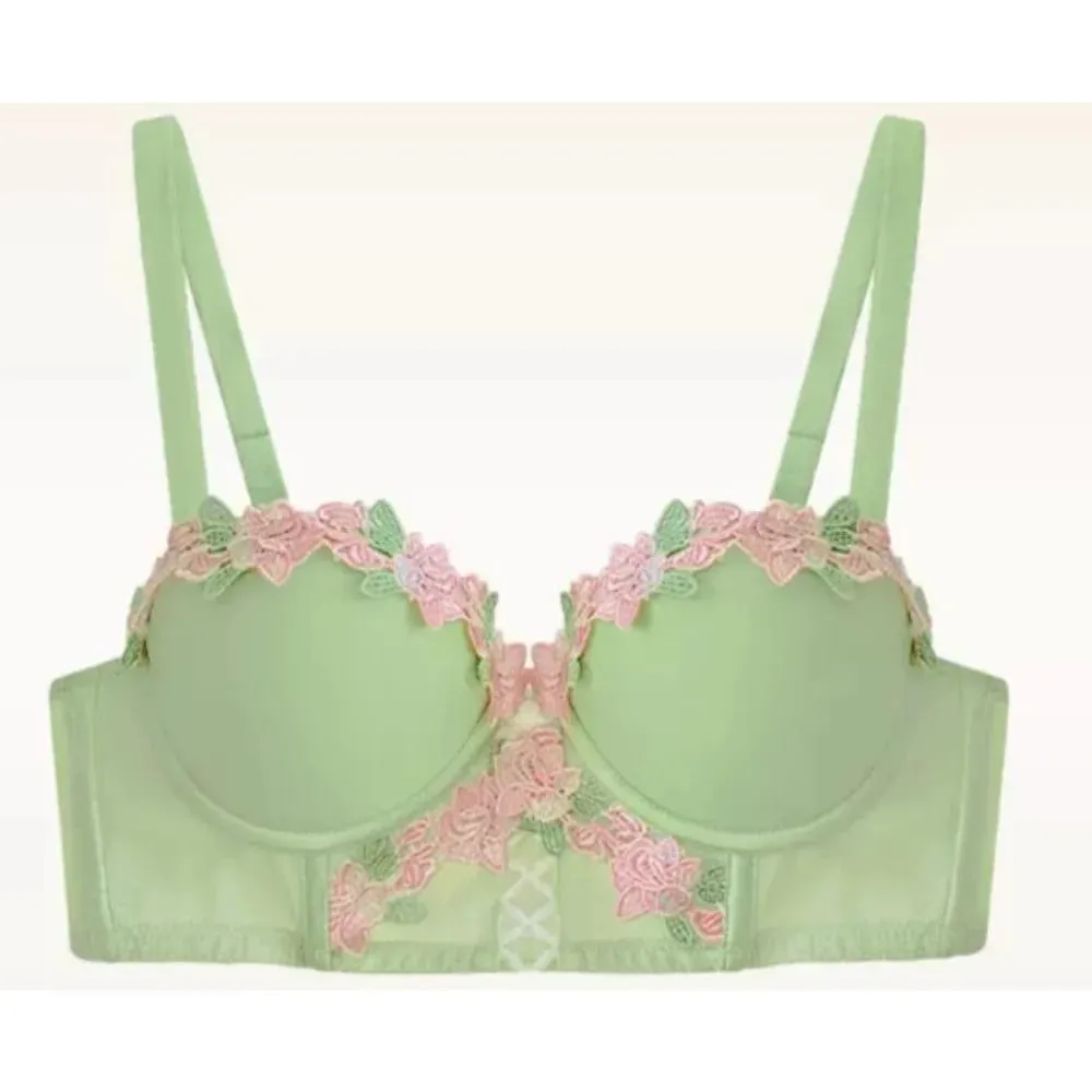 Sweet Japanese Style Lingerie Set For Women Cute Pure Desire Sexy Bra Panties Push Up Wireless Thin Cup Brassiere Summer 32‑38AB