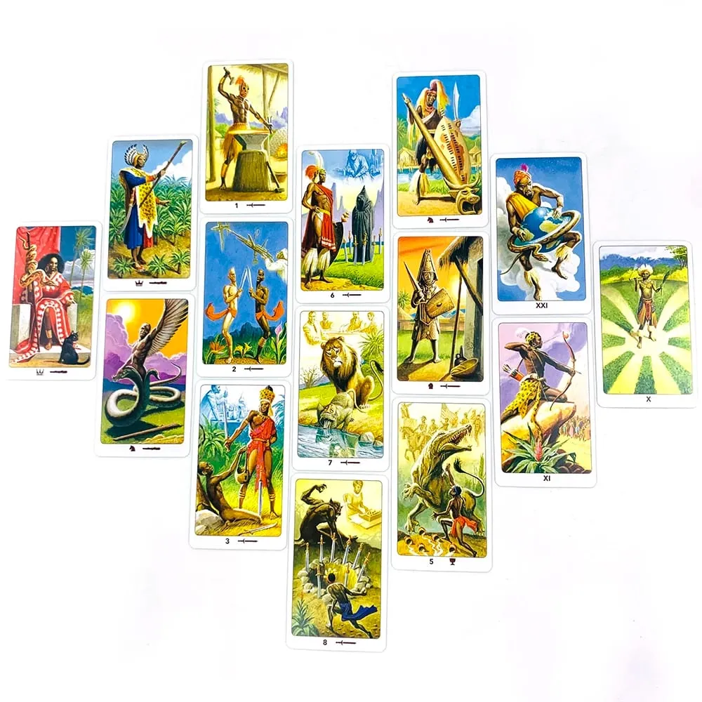 African American Tarot Cards 78 Tarot Deck Of Show A Beautiful and Happy Life Perfect For Divination & Gift Giving