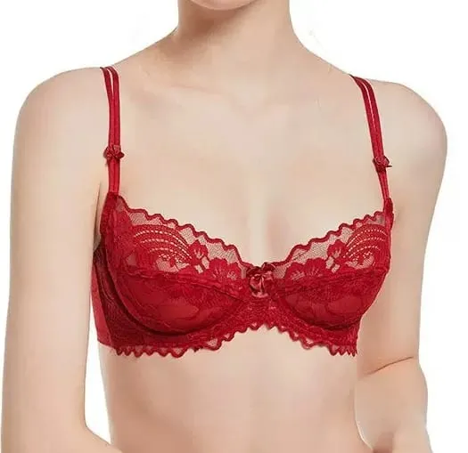 Victorian Lace Purple Underwear Set Soft Underwire Bralette Ultra Thin Anti-sagging Elegant Female Underwear Set