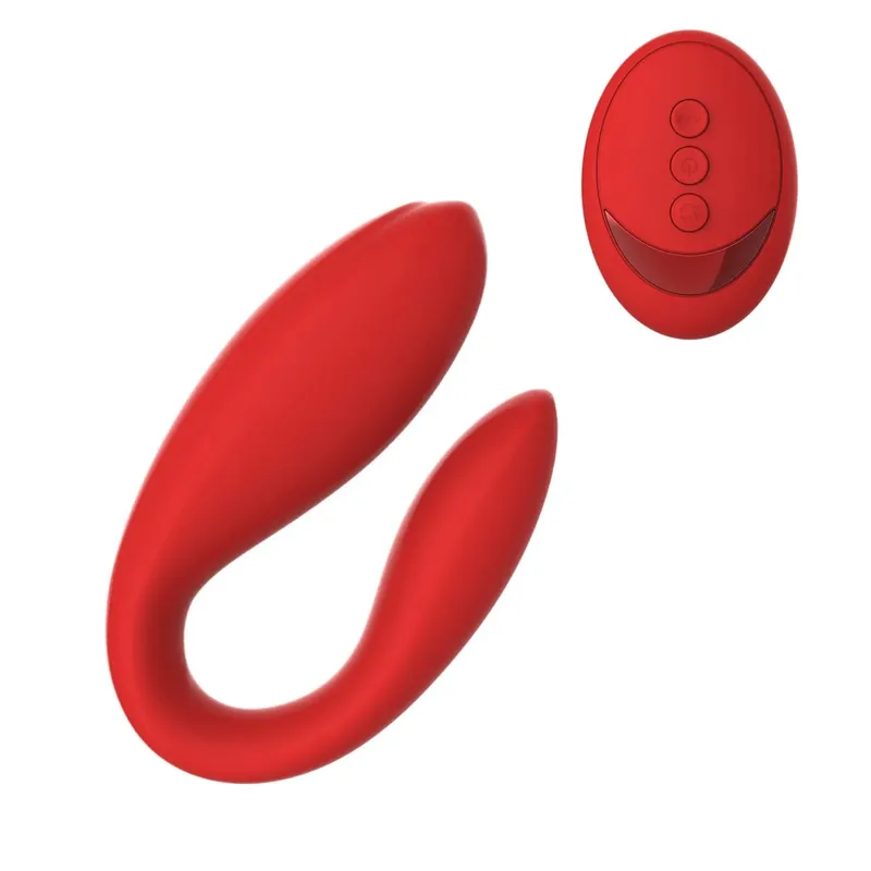 Y-Pao Flexible Couple’s Vibrator Double Penetration G-Spot Stimulator Hands-Free Adult Sex Toys for Women and Couples Soft