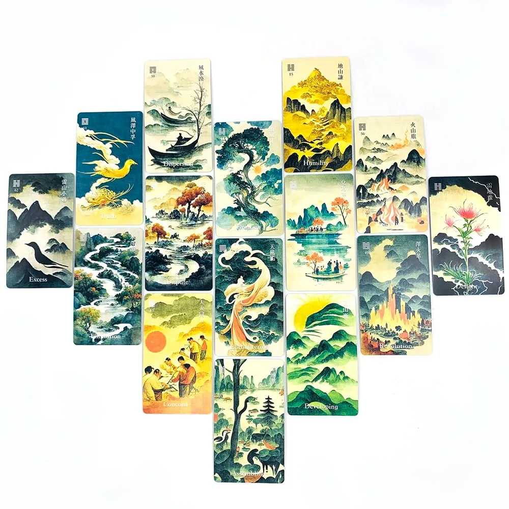 New Oracle Cards A 64 Cards Of Chinese Landscape Beauty Showcasing China Understanding China Perfect For Divination & Collecto