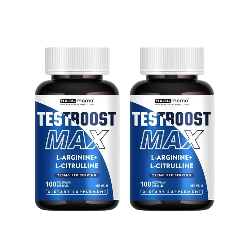 100 tablet na Panlalaking Supplement na may L-arginine L-citrulline Stamina & Energy Vegan | Maingat na Barko — image 3