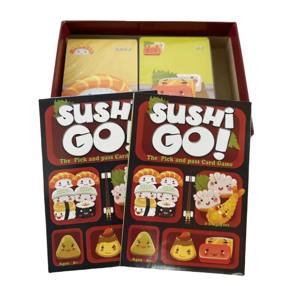 1pc Sushi Go Family Gathering Board Game Card Fun Card Game Sushi Go Party Card Games Deck Roll Creative Holiday Gift