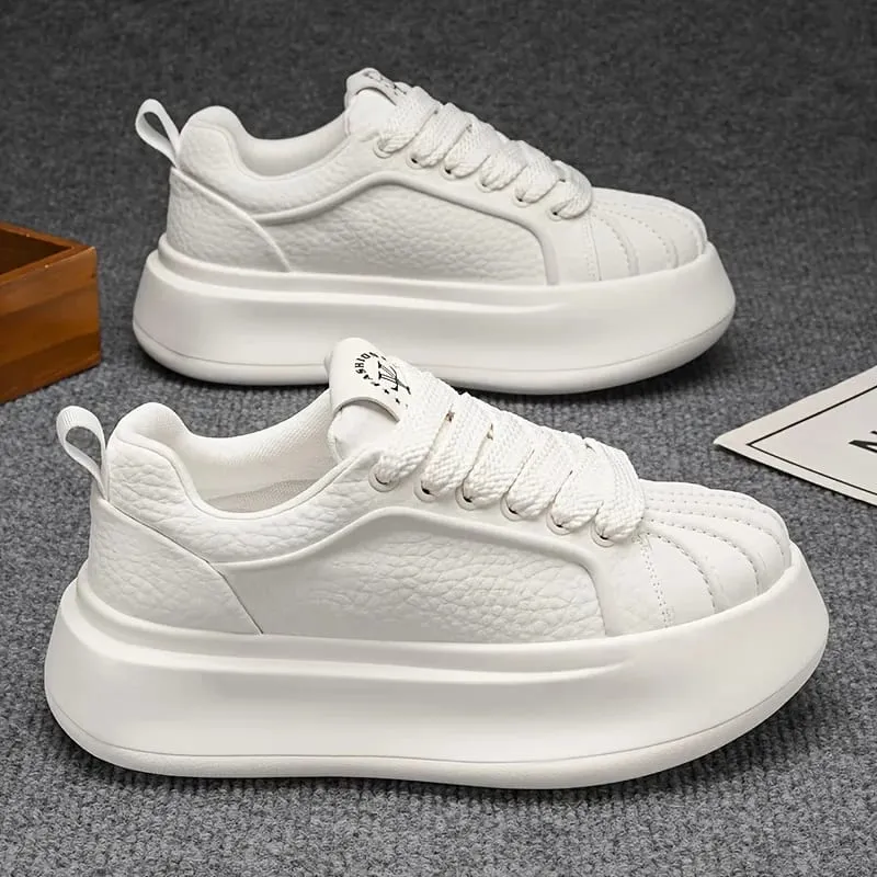 Nové pánské boty s tlustou podrážkou zvyšující výšku pohodlné lehké všestranné boty trendy a minimalistická sportovní obuv pro volný čas