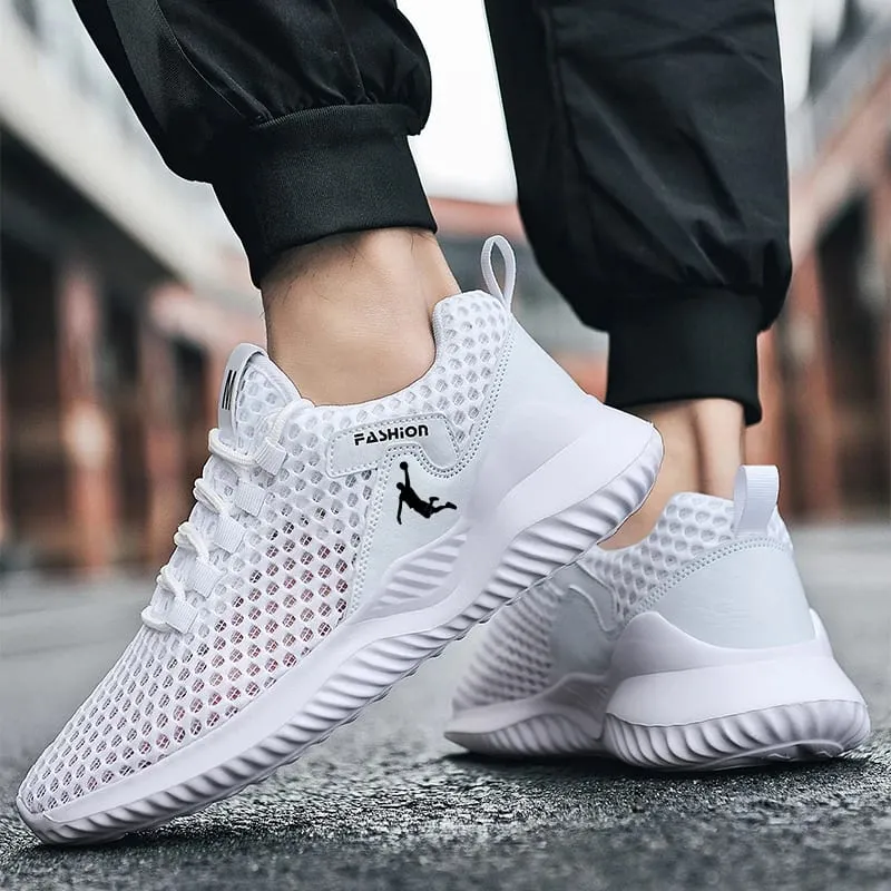 Homem branco sapatos baratos tamanho grande 46 tênis de corrida unisex malha respirável sapatos esportivos dos homens trianers zapatillas correndo hombre