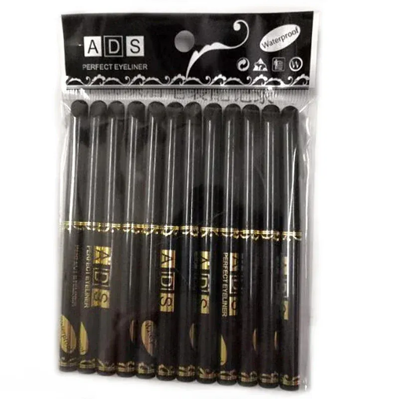 Automatic Gel Eyeliner Pencil Waterproof Long Lasting Black Eye Liner Twist-Up No Sharpening Easy Glide Makeup for Women