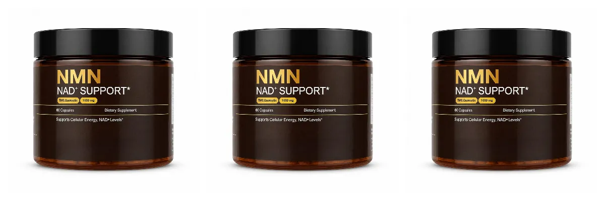 NMN Complex Supplement 1000mg Serving TMG Quercetin Resveratrol Capsules Cellular Wellness Supplement Supports Energy