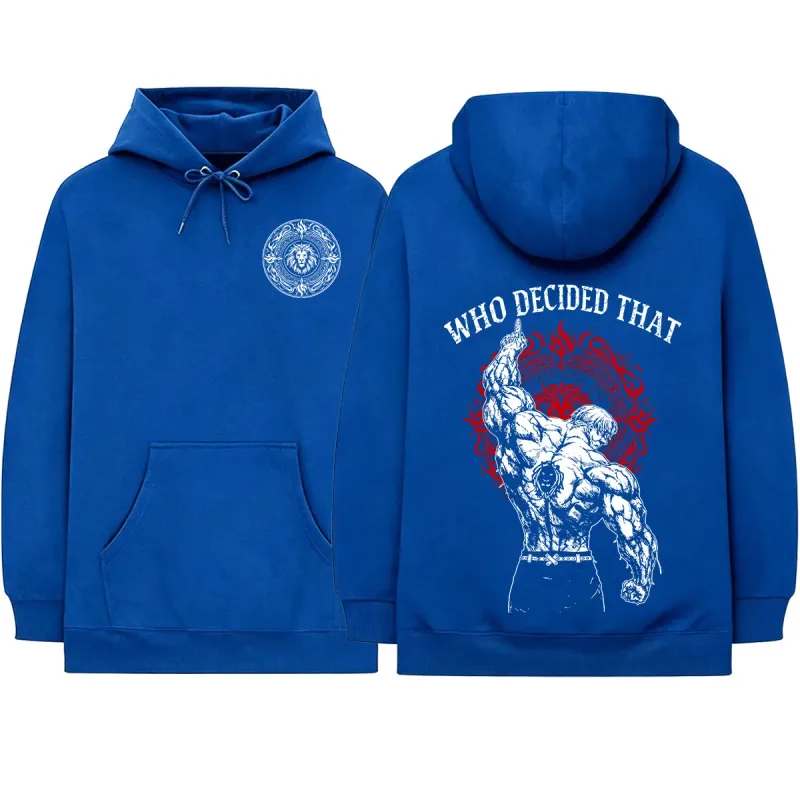 Anime The Seven Deadly Sins Escanor Manga Hoodies Men's Women Clothing Fashion Fleece Long Sleeves Hooded Sweatshirts Streetwear