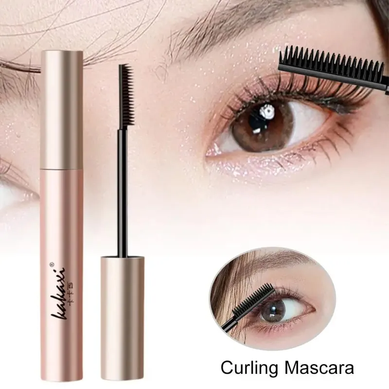 Řasenka EyeLashes Voděodolná řasenka s hedvábným vláknem Černá Dlouhé Curling Prodlužování řas Neslepující Oční Makeup Kosmetika