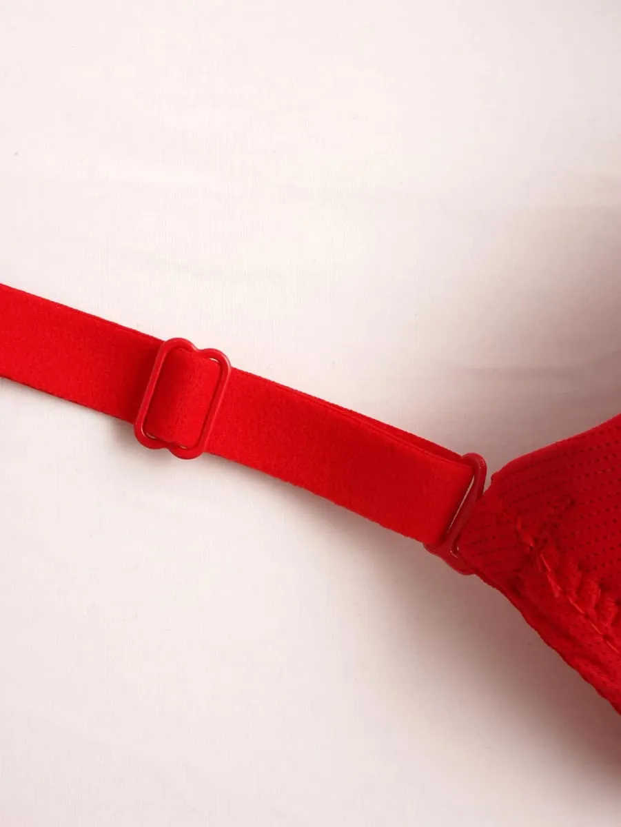 Style Sexy Bras For Women Lingerie red Female Push Up Underwear Four season collection bra 2-piece set B6005