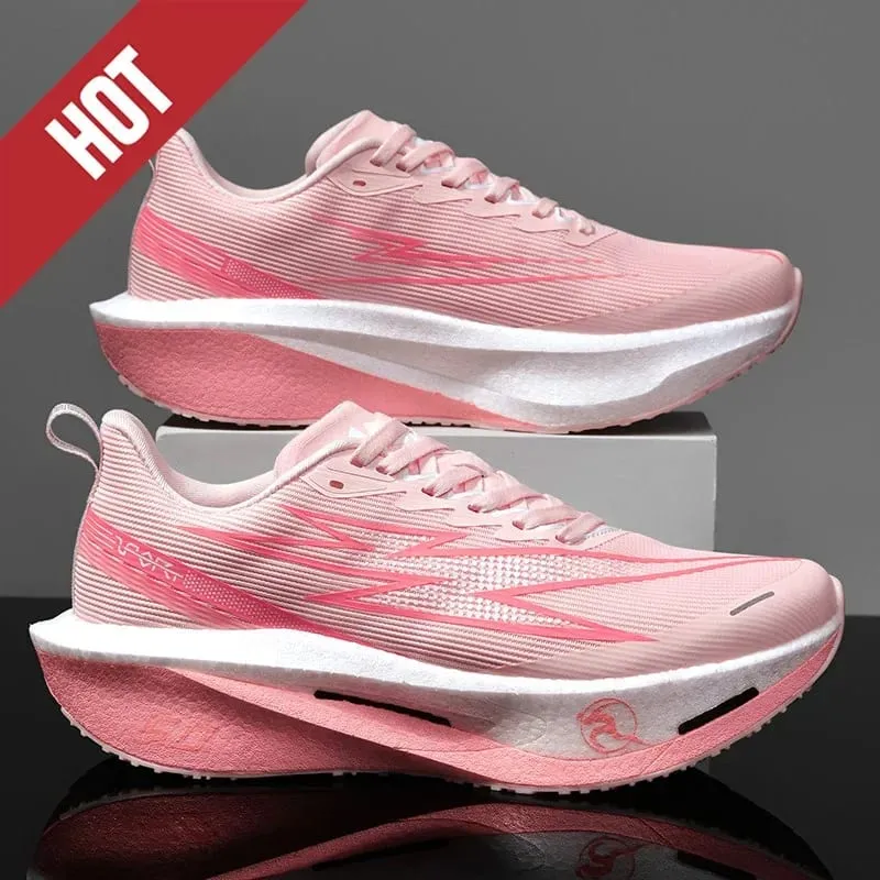 2026 Men Women Marathon Running Shoes Air Cushion Breathable Lightweight Athletic Jogging Gym Racing Sports Sneakers Tennis