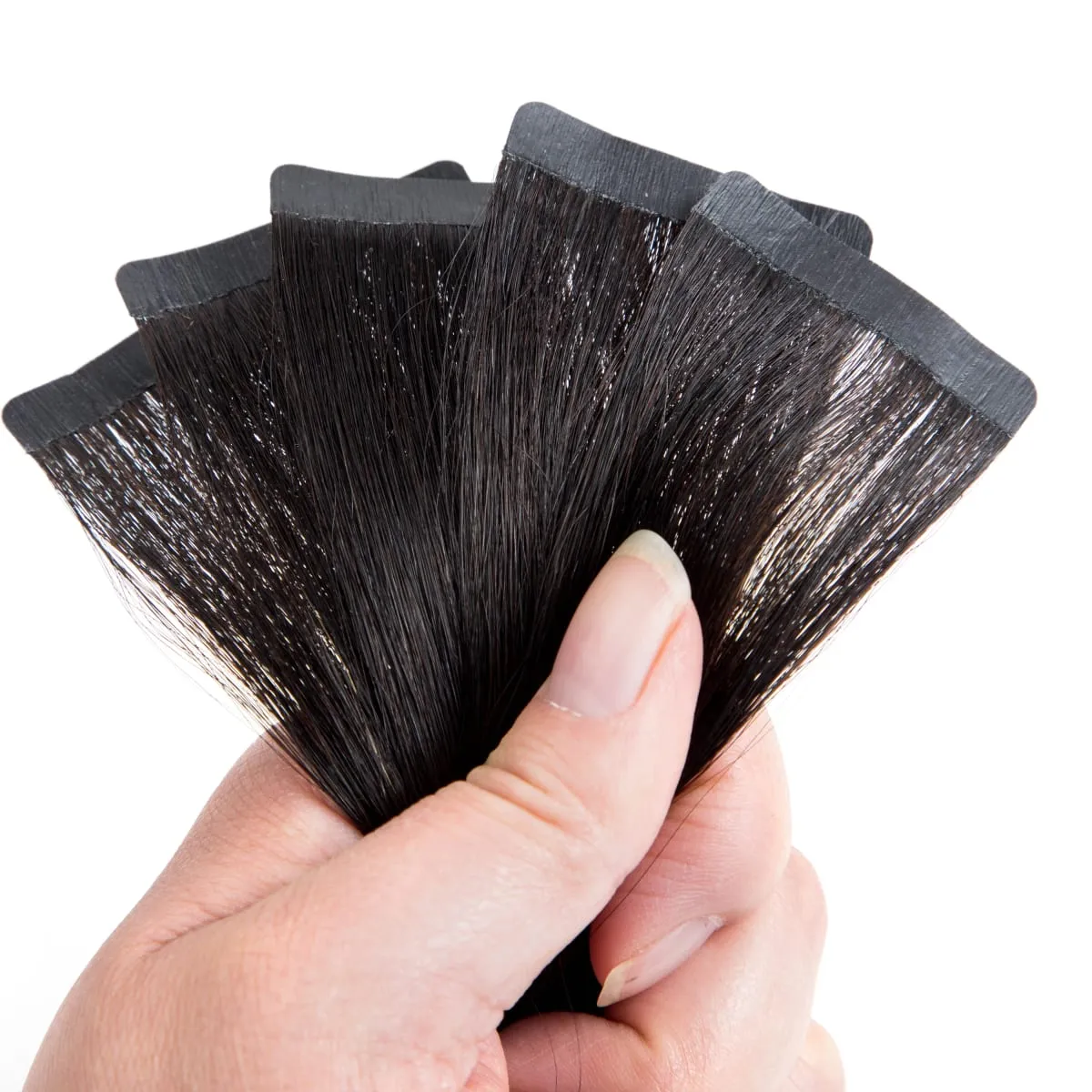Tape in Hair Extensions Human Hair Seamless Invisible SKin Weft 16-26Machine Remy Double Sided Adhesive Human Hair