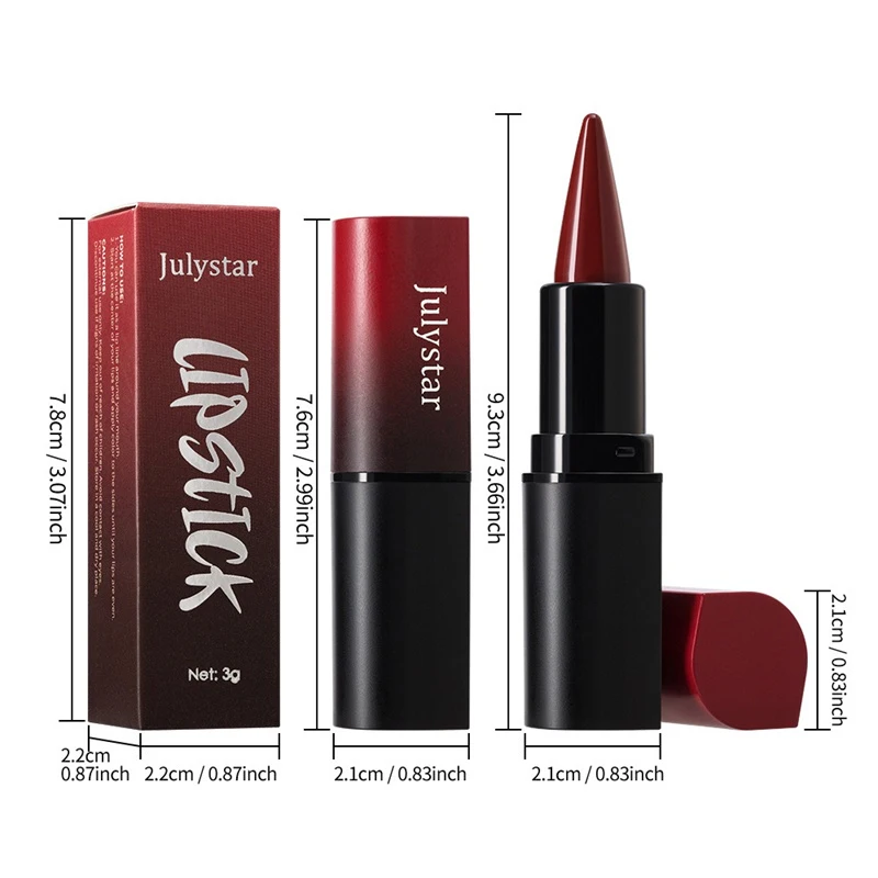 Tapered Nib Lip Liner Pencil Long-Lasting Matte Black Brown Velvet Lipstick Waterproof Natural Slim Lip Liner Makeup Cosmetics