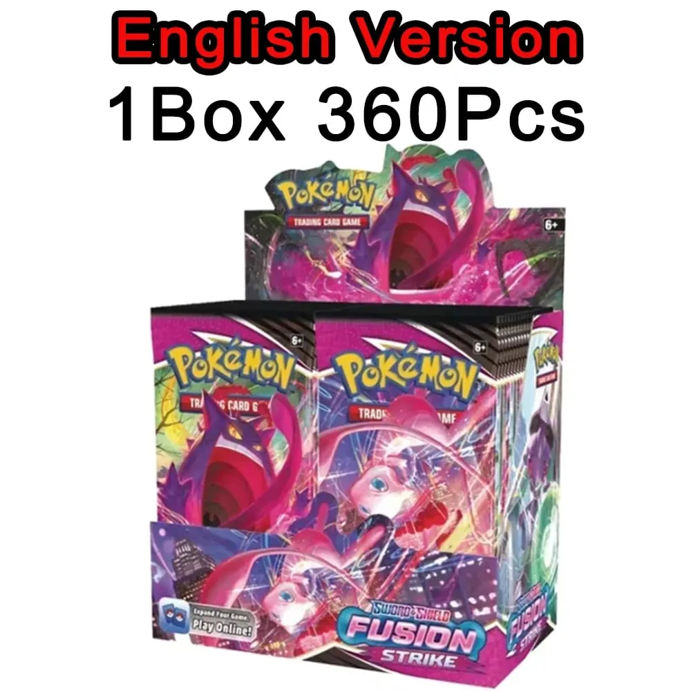 ** 360Pcs EnglishPokémonCards SunMoon Destined PSrismatic Evolutions Scarlet Violet 151 PALDEAN Booster Battle Transaction Card