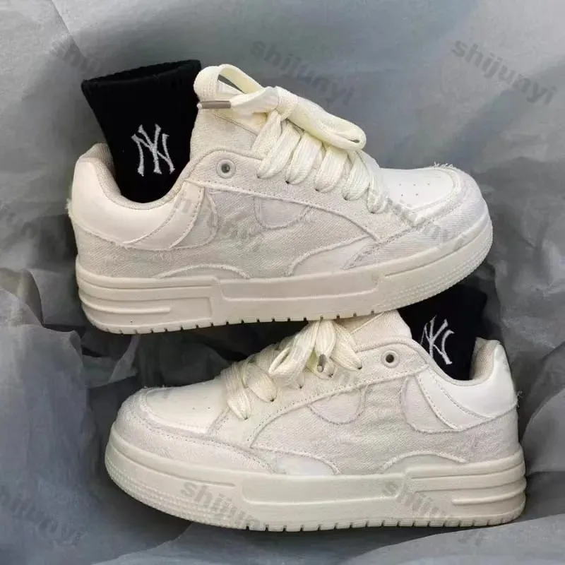Men's Hard Wearing Platform Sneakers Increased Internal 2026 New Summer Non Slip Running Shoes Woman Breathable Casual Shoes