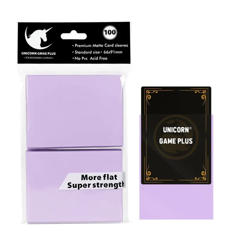 100pcs 2.5"x3.5" Premium Trading Card Sleeves 66x91mm Standard Sized Board Game Cards for MTG Magic Gathering Lorcana Game Card