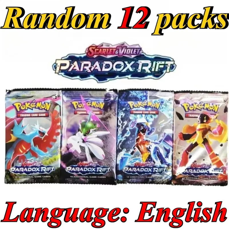 10 Pokémon Card Packs Bright Stars 151 Prismatic Evolutions PALDEAN FATES English Reinforcement Battle Transaction Card Gift