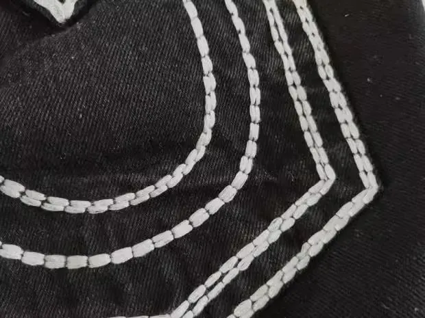 Eropah Amerika Fesyen Baru Lelaki Hitam Putih Kasual Bergaya Mudah Asas Lurus Plus Saiz Seluar Denim Seluar Jeans Lelaki