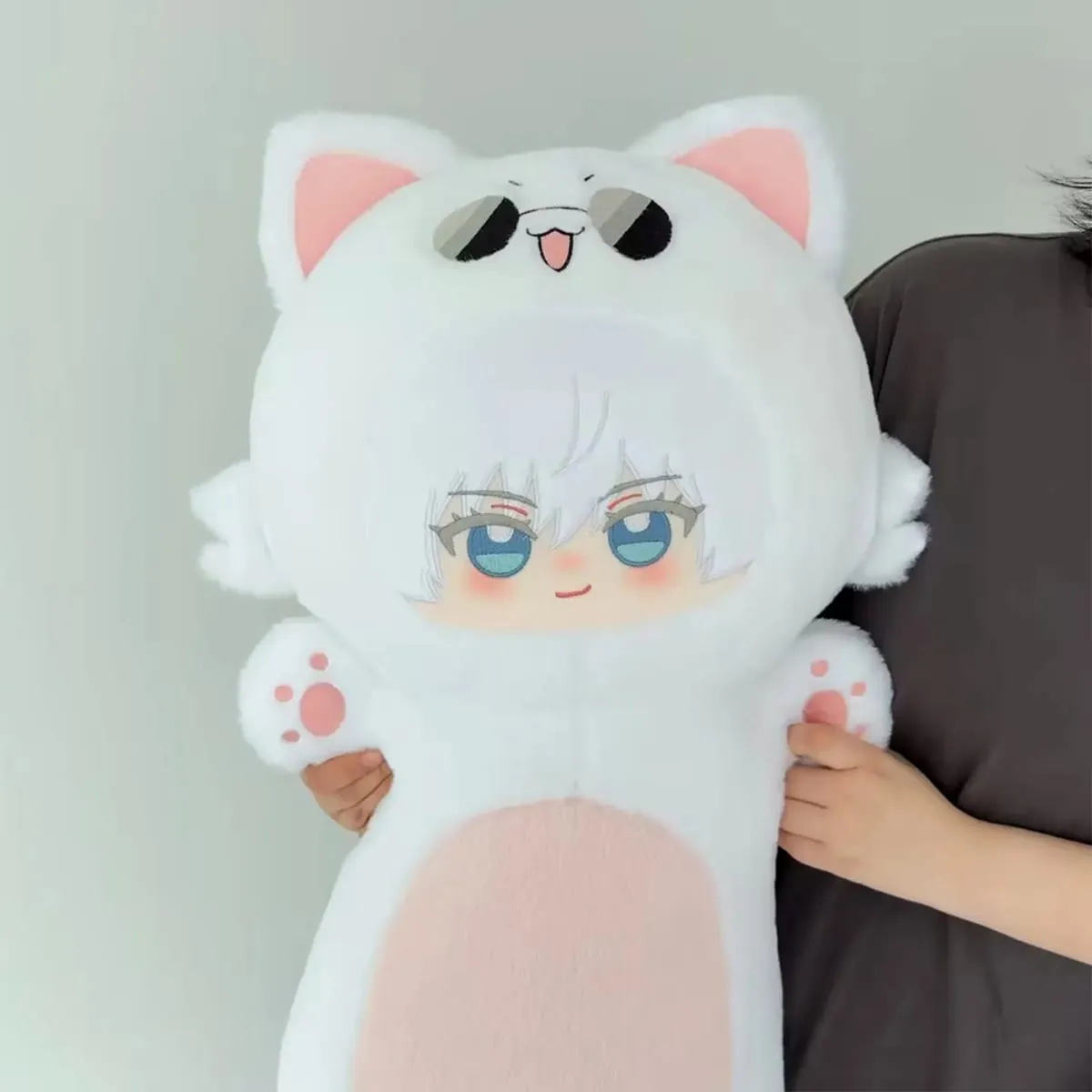 80cm Jujutsu Kaisen Plush Toys Gojo Satoru Geto Suguru Long Body Hugging Doll Cute Stuffed Animals Soft Sofa Cushion Plushie