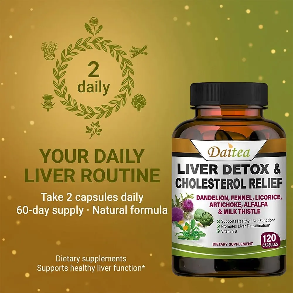 Liver Cleanse Detox & Repair - with Artichoke Dandelion Liver & Kidney Health Liver Cleanse Detox & Repair