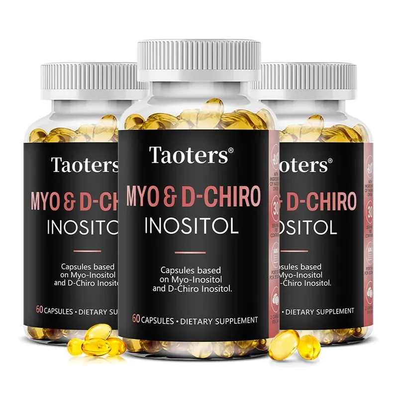 Myo-Inositol & D-Chiro Inositol Supplement for Women (40:1 Ratio Myo Inositol) Hormone Balance & Ovarian Health for Women