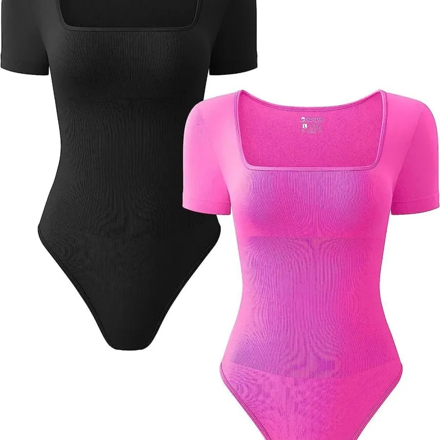 Women Sleeveless Yoga Bodysuit Square Neck Summer One Piece Swimsuits Sexy Lingerie Sports Fitness Women Rompers Bodysuits