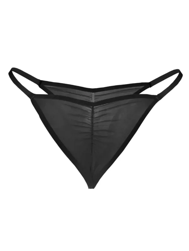 Pánská ledová hedvábná tanga kalhotky velikosti US Sexy G-String prodyšné bezešvé tričko se zády Sportovní fitness spodní prádlo Velké velikosti