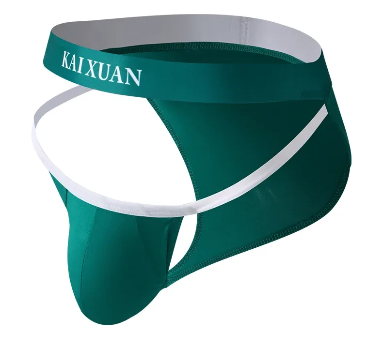 Fashion Men's Underwear Breathable Ice Silk Underpants Soft and Comfortable Briefs — image 14