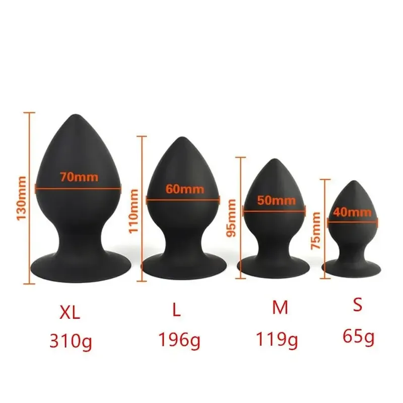 Anal Butt Plug Training Sets 3Size Silicone Sex Toys Anal Butt Plugs Trainer Kit Anal Sex Toys for Men Women Couple Beginners