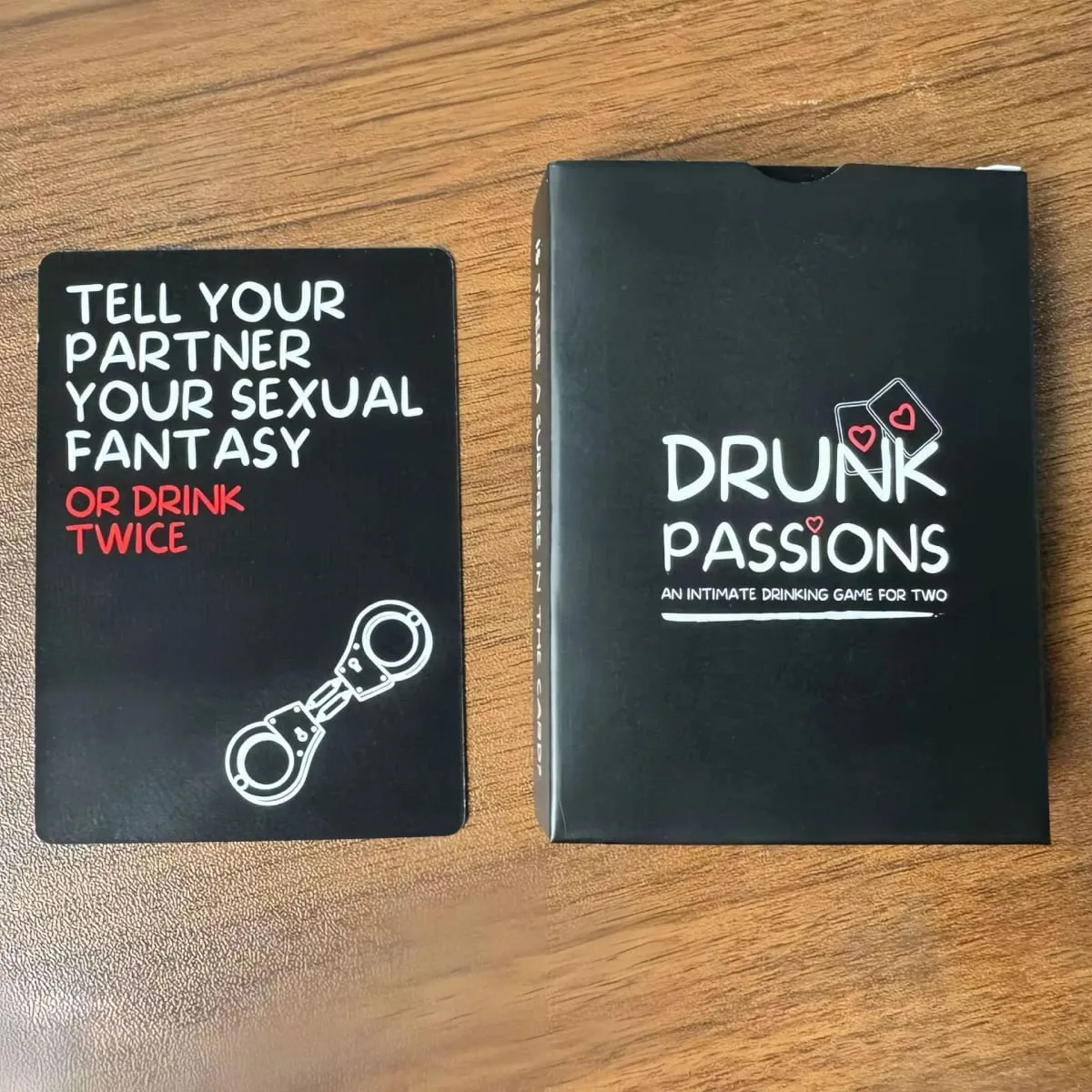 Drunk Passions Lovers Couples Drinking Game Tarot Cards Deck Board Game For Anniversary Party Fun Exciting Romantic Night — image 3