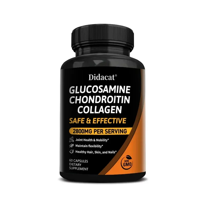 Chondroitin Glucosamine Collagen Capsules for Knee Joint Health Bone Quickly Nutrition Supplement