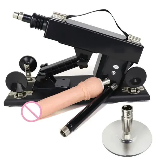 Automatic Masturbation Machine for Women 3XLR Powerful Sex Toy with Big Dildo Adult Pumping Gun for Sexual Pleasure