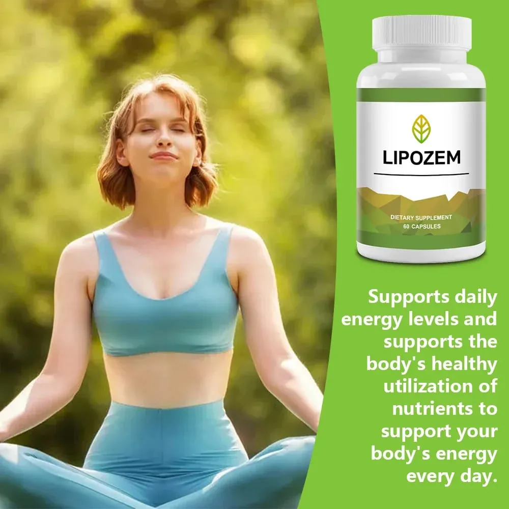 Lipozem for Weight Management Daily Supplement Gut Health 60 Capsules Metabolism