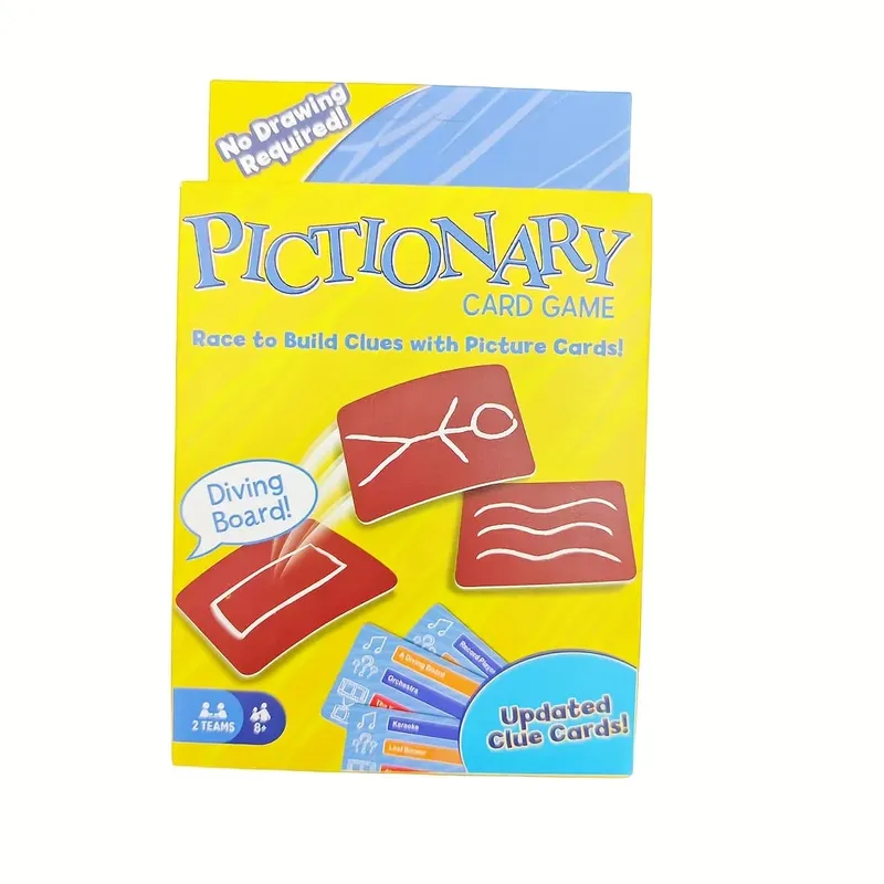 Pictionary English Version of the Card Game Board Game a Must-Have Game for Parties Suitable as a Gift