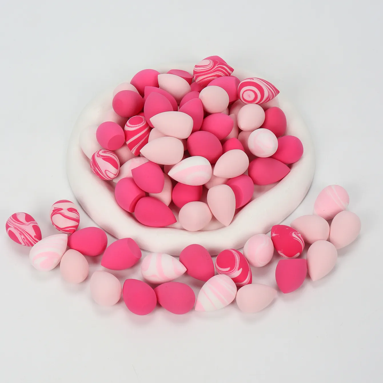 10/20/30/50/100Pcs Mini Makeup Sponges Expand When Exposed to Water Can Be Used Both Wet and Dry Suitable for All Skin Types