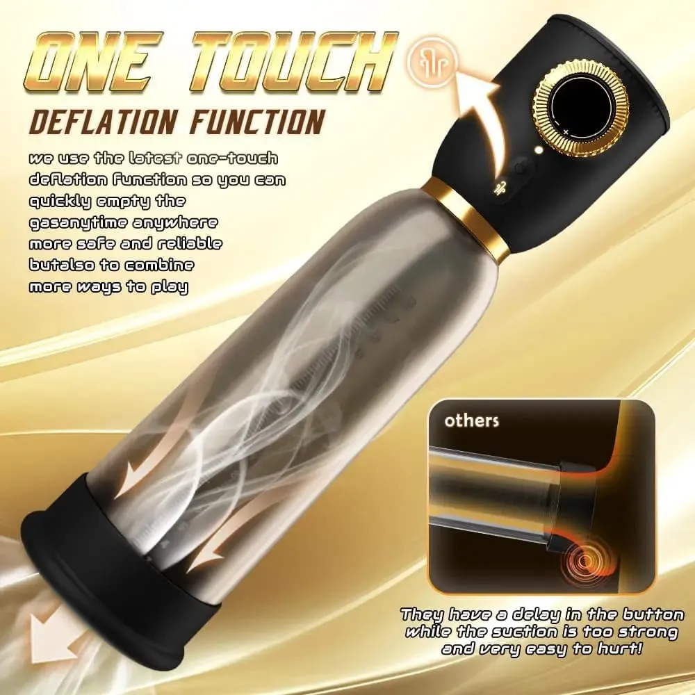 Electric Penis Pump Male Sex Toy for Men Penis Enlarge Vacuum Pump Male Penis Extender Male Masturbator Air Pressure Sex Toy