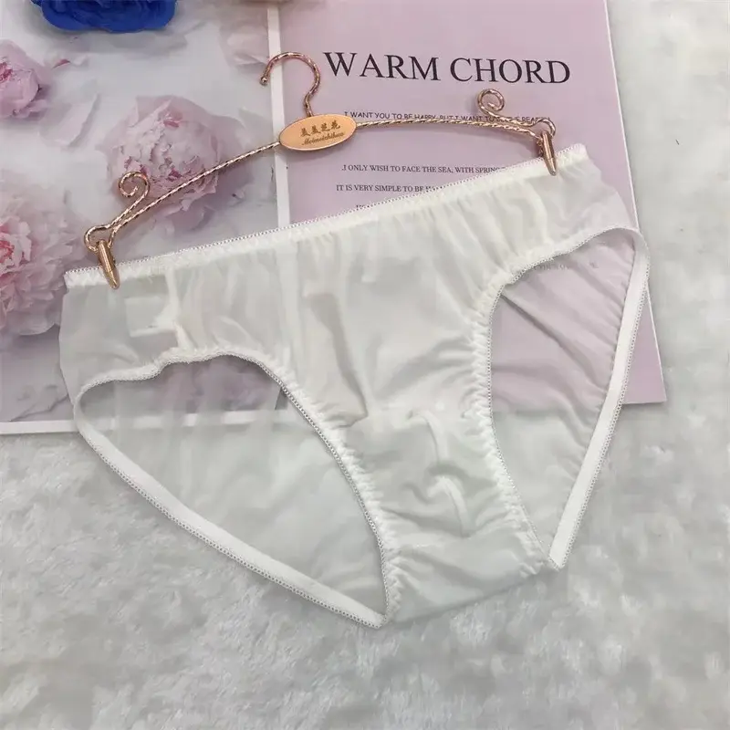 Sexy men's underpants for men's daily ultra-thin translucent concave convex style briefs Soft and breathable gay underwear