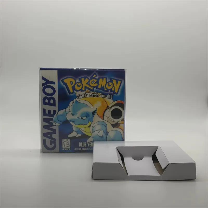 Pokemon Series Blue/Crystal/Gold/Green/Red/Silver/Yellow GBC Game in Box with Manuals for Video Game Cartridge USA Version
